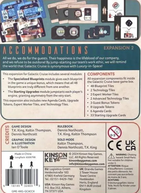 Galactic Cruise Accommodations Reprint (Exp.) (engl.)