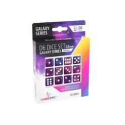 Galaxy Series - Nebula - D6 Dice Set 16 mm