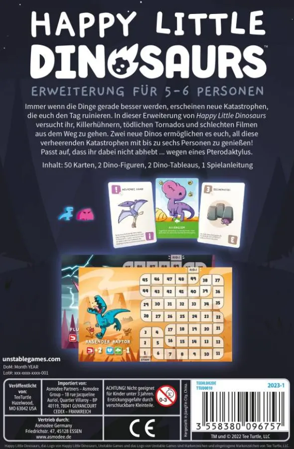 Happy Little Dinosaurs - Erweiterung für 5 bis 6 Personen (Erw.)