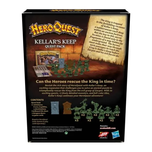HeroQuest: Kellar`s Keep (Exp.) (engl.)
