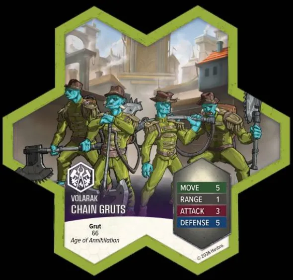 Heroscape Chain Gruts and Ramosaur Rider Army (Exp.) (engl.)