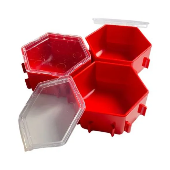 Honeycombs Ressourcenschalen Blood Rage Red 3er-Pack