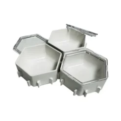 Honeycombs Ressourcenschalen Endless White 3er-Pack