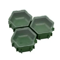Honeycombs Ressourcenschalen Glenmore Green 3er-Pack
