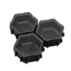 Honeycombs Ressourcenschalen Space Black 3er-Pack