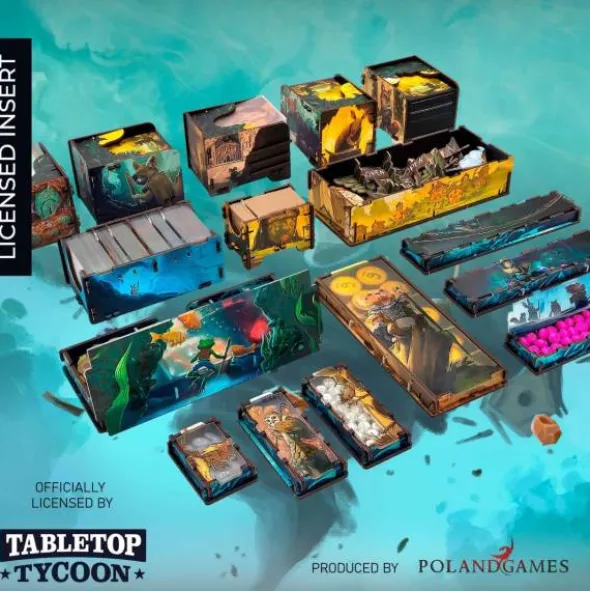 Insert: Everdell Green Box + Main Insert + Meeple Insert UV