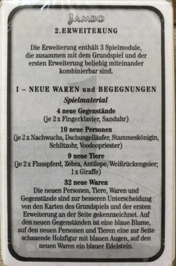 Jambo: 2. Erweiterung (Mini-Erw.)