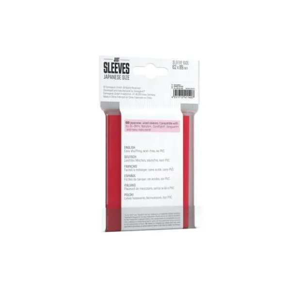 Just Sleeves - Japanese Size Red