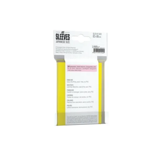 Just Sleeves - Japanese Size Yellow