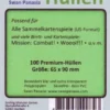 Kartenhüllen, 65mm x 90mm, 100 Hüllen, Premium 6114