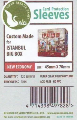 Kartenhüllen, 45mm x 70mm, 120 Stück, Economy