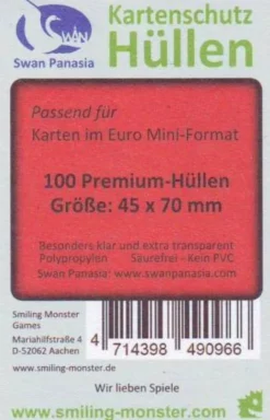 Kartenhüllen, 45mm x 70mm, 100 Stück, Premium
