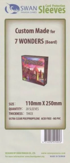 Kartenhüllen, 110mm x 250mm, 20 Stück, Premium