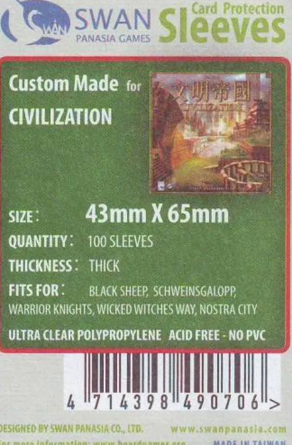 Kartenhüllen, 43mm x 65mm, 100 Stück, Premium