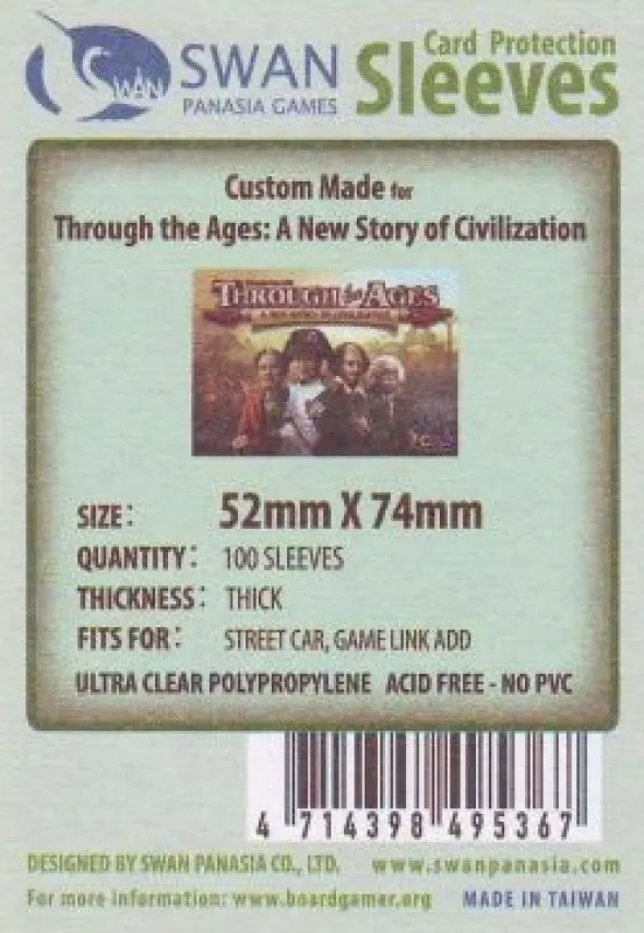 Kartenhüllen, 52mm x 74mm, 100 Stück, Premium