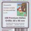 Kartenhüllen, 60mm x 90mm, 100 Stück, Premium