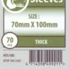 Kartenhüllen, 70mm x 100mm, 70 Stück, Premium