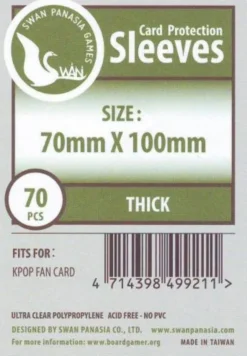 Kartenhüllen, 70mm x 100mm, 70 Stück, Premium