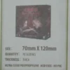 Kartenhüllen, 70mm x 120mm, 70 Stück, Premium