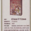 Kartenhüllen, 61mm x 112mm, 75 Stück, Premium