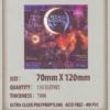 Kartenhüllen, 70mm x 120mm, 150 Stück, Standard