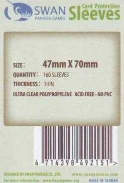 Kartenhüllen, 47mm x 70mm, 160 Stück, Standard