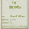 Kartenhüllen, 52mm x 105mm, 160 Stück, Standard