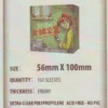 Kartenhüllen, 56mm x 100mm, 160 Stück, Standard