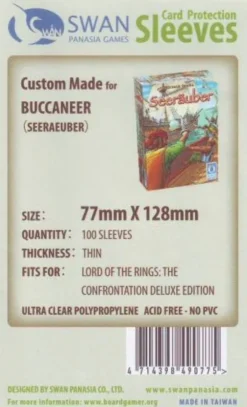 Kartenhüllen, 77mm x 75mm, 100 Stück, Standard