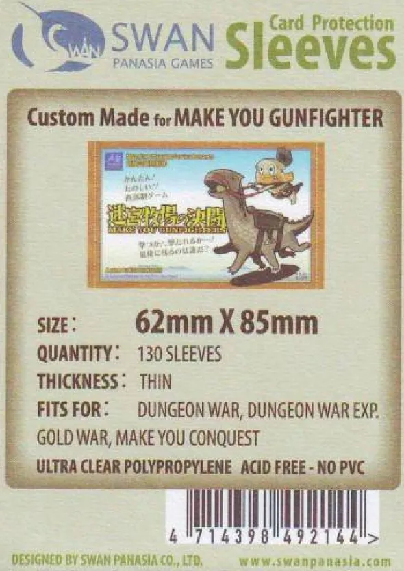 Kartenhüllen, 62mm x 85mm, 130 Stück, Standard