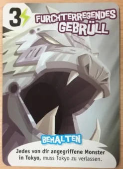 King of Tokyo: Furchterregendes Gebrüll (Promokarte)