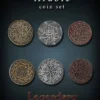 Legendary Metall Münzen Set Arabisch