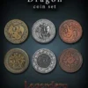 Legendary Metall Münzen Set Drachen
