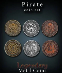 Legendary Metall Münzen Set Piraten