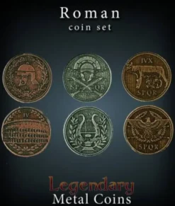 Legendary Metall Münzen Set Rom
