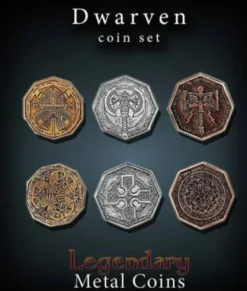 Legendary Metall Münzen Set Zwerge