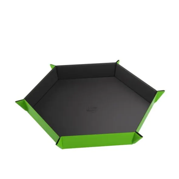 Magnetic Dice Tray Hexagonal Black&Green
