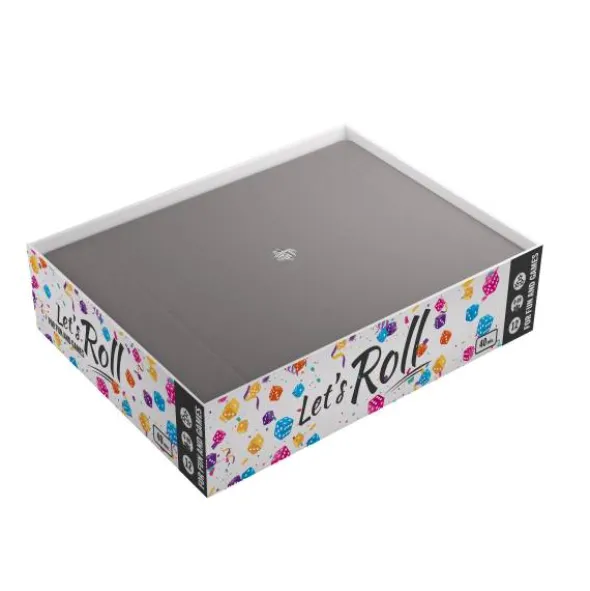 Magnetic Dice Tray Rectangular Black&Gray