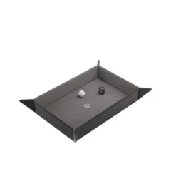 Magnetic Dice Tray Rectangular Black&Gray
