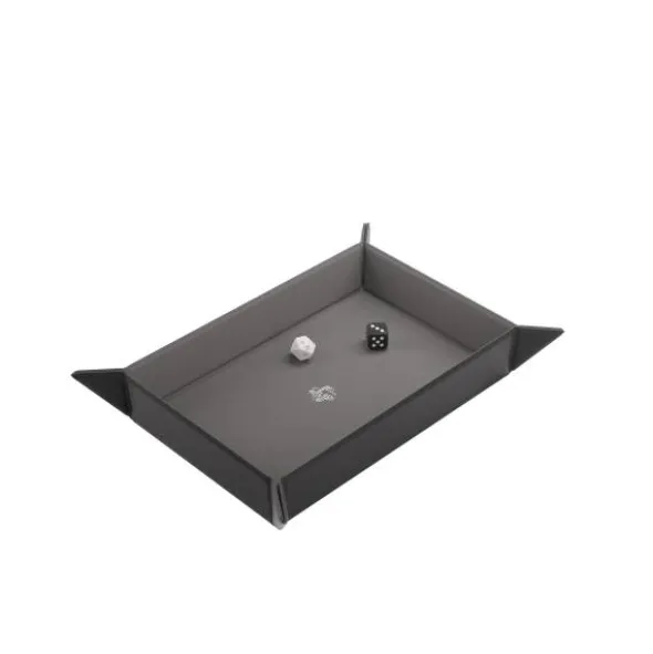 Magnetic Dice Tray Rectangular Black&Gray