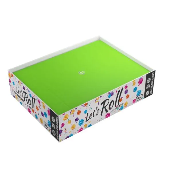 Magnetic Dice Tray Rectangular Black&Green