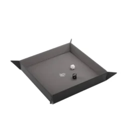 Magnetic Dice Tray Square Black&Gray