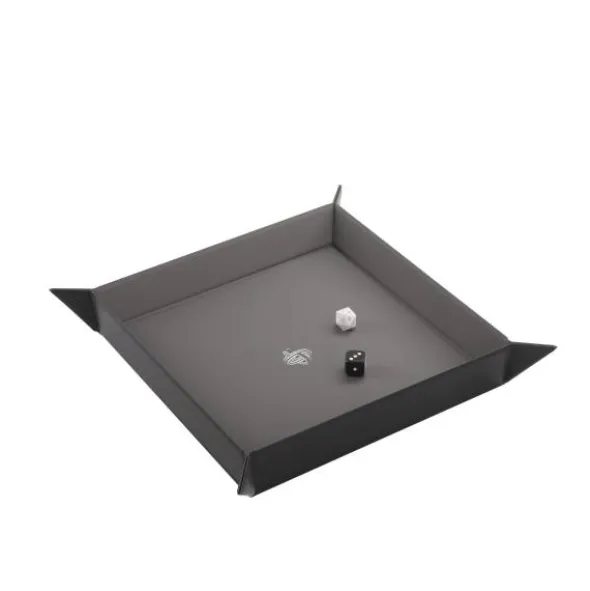 Magnetic Dice Tray Square Black&Gray