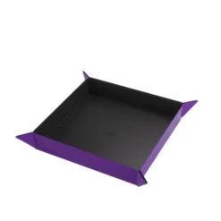 Magnetic Dice Tray Square Black&Purple