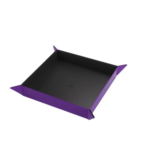 Magnetic Dice Tray Square Black&Purple