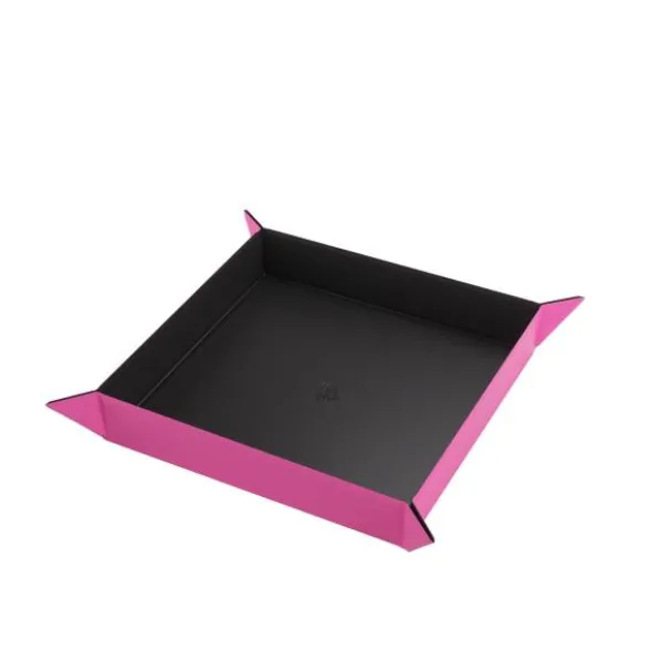 Magnetic Dice Tray Square Black&Pink
