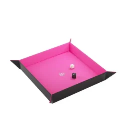 Magnetic Dice Tray Square Black&Pink
