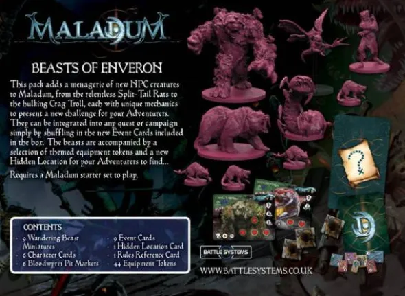 Maladum - Beasts of Enveron (Exp.) (engl.)