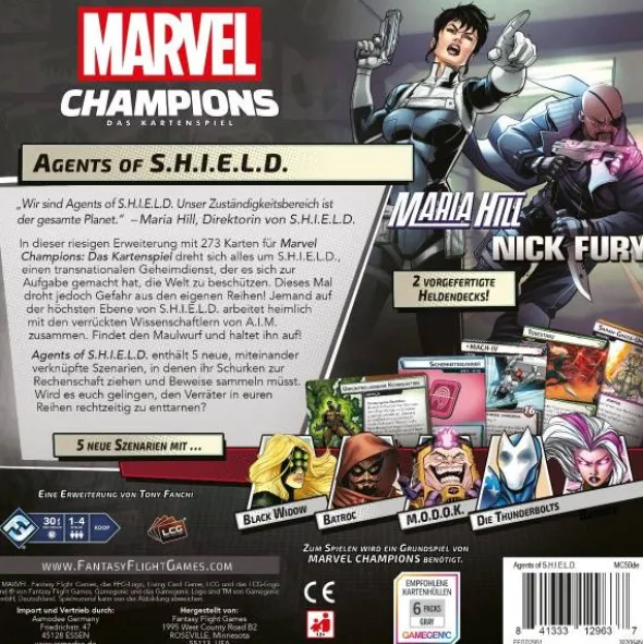 Marvel Champions Das Kartenspiel - Agents of S.H.I.E.L.D (Erw.)