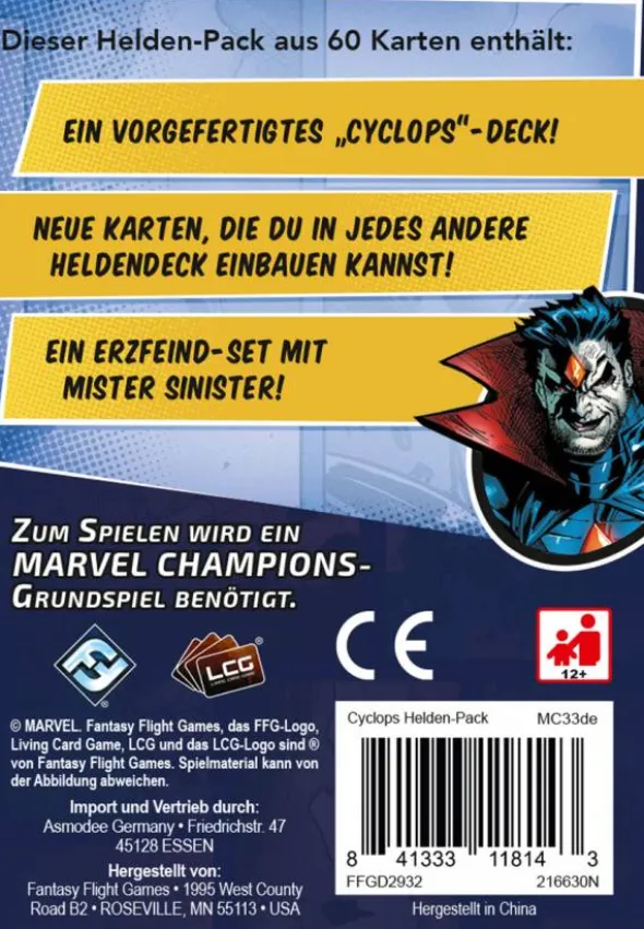 Marvel Champions: Das Kartenspiel - Cyclops (Erw.)